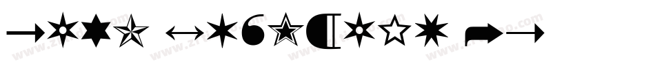 Zapf Dingbats BT字体转换